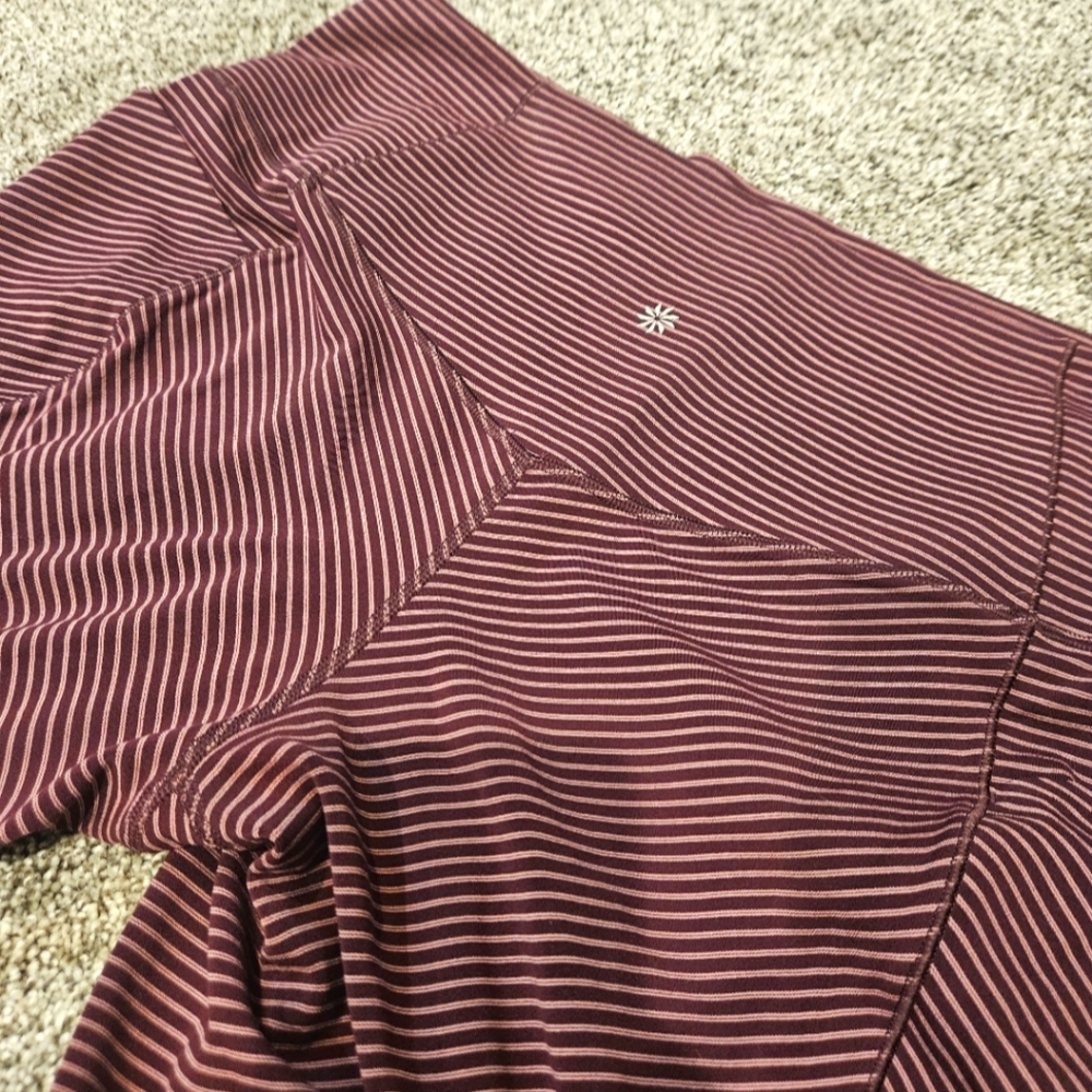 Striped Athleta Leggings